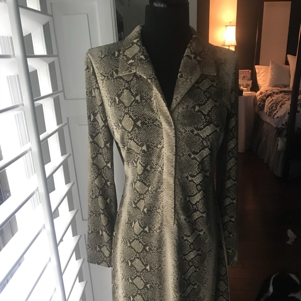 Donna Rico snakeskin look dress